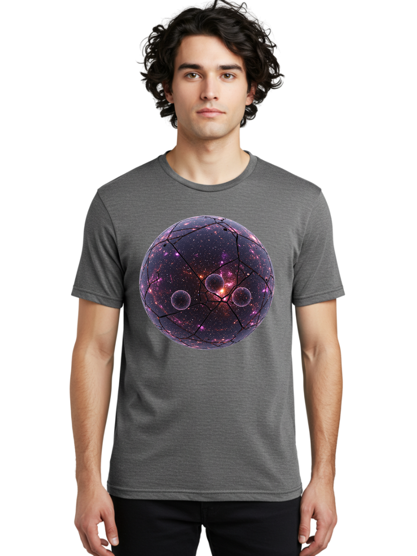 Galaxy-Sphere Men'S Graphic Tee, 100% Cotton, Comfortable Casual Summer Wear, Machine Washable, Vintage Camera, Old Camera, Antique Camera, Black Camera, Classic Photography, Photography Equipment, Nostalgic Device, Film Camera, Camera Art Bam471