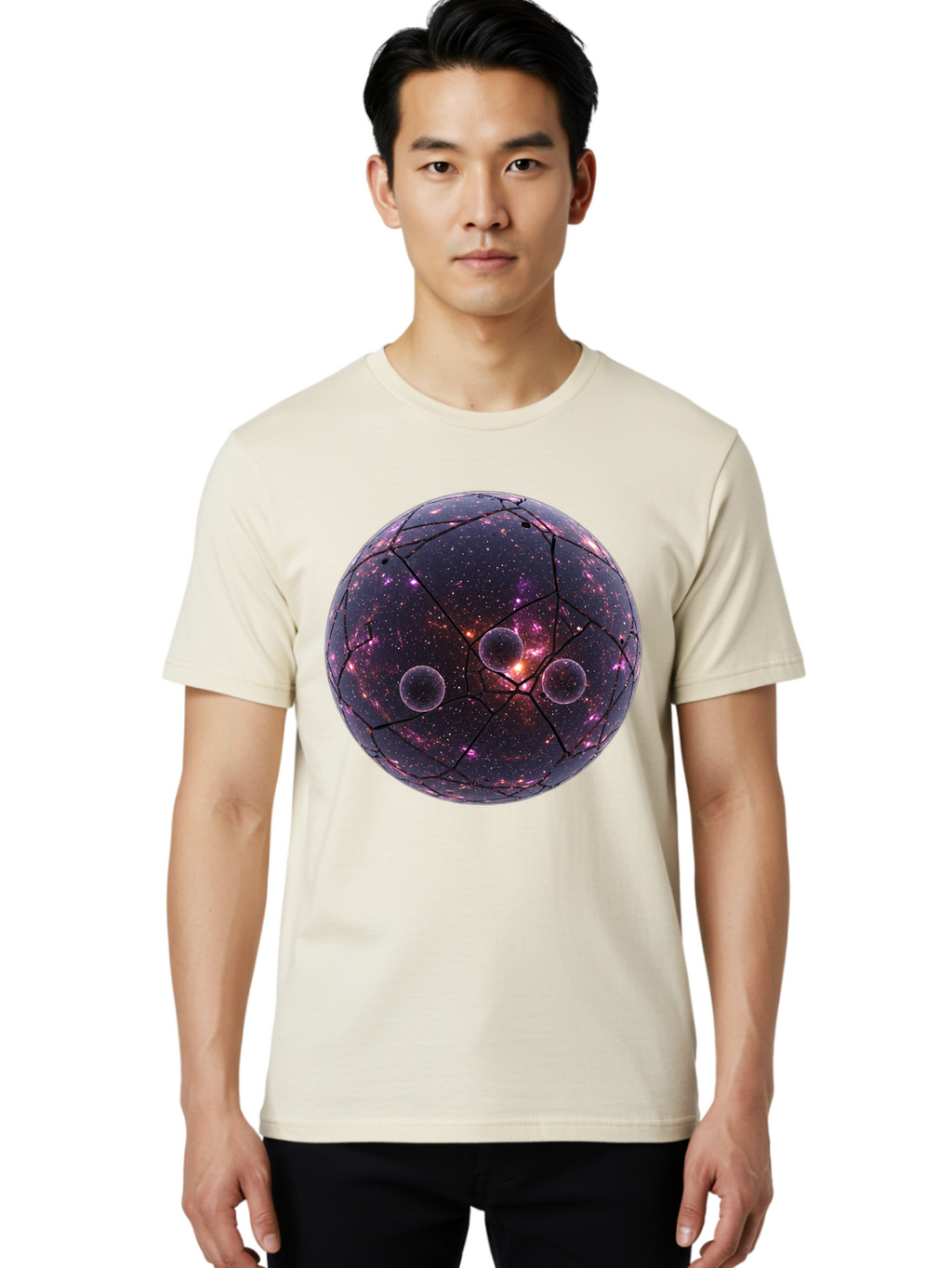 Galaxy-Sphere Men'S Graphic Tee, 100% Cotton, Comfortable Casual Summer Wear, Machine Washable, Vintage Camera, Old Camera, Antique Camera, Black Camera, Classic Photography, Photography Equipment, Nostalgic Device, Film Camera, Camera Art Bam471