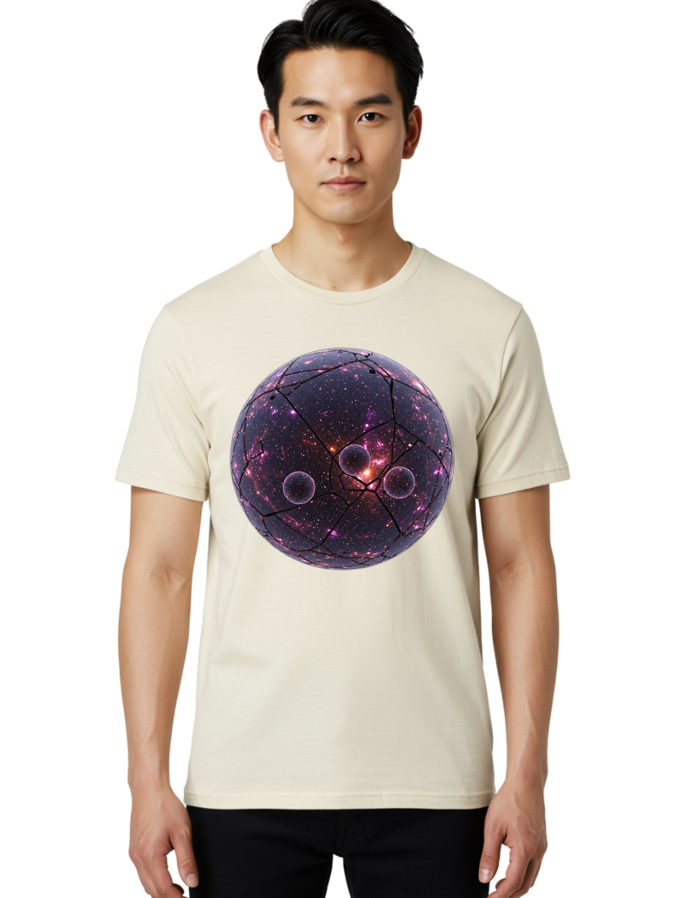 Galaxy-Sphere Men'S Graphic Tee, 100% Cotton, Comfortable Casual Summer Wear, Machine Washable, Vintage Camera, Old Camera, Antique Camera, Black Camera, Classic Photography, Photography Equipment, Nostalgic Device, Film Camera, Camera Art Bam471