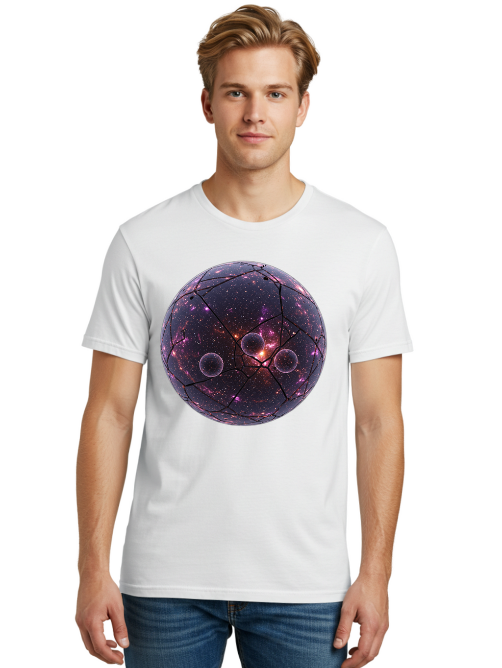 Galaxy-Sphere Men'S Graphic Tee, 100% Cotton, Comfortable Casual Summer Wear, Machine Washable, Vintage Camera, Old Camera, Antique Camera, Black Camera, Classic Photography, Photography Equipment, Nostalgic Device, Film Camera, Camera Art Bam471