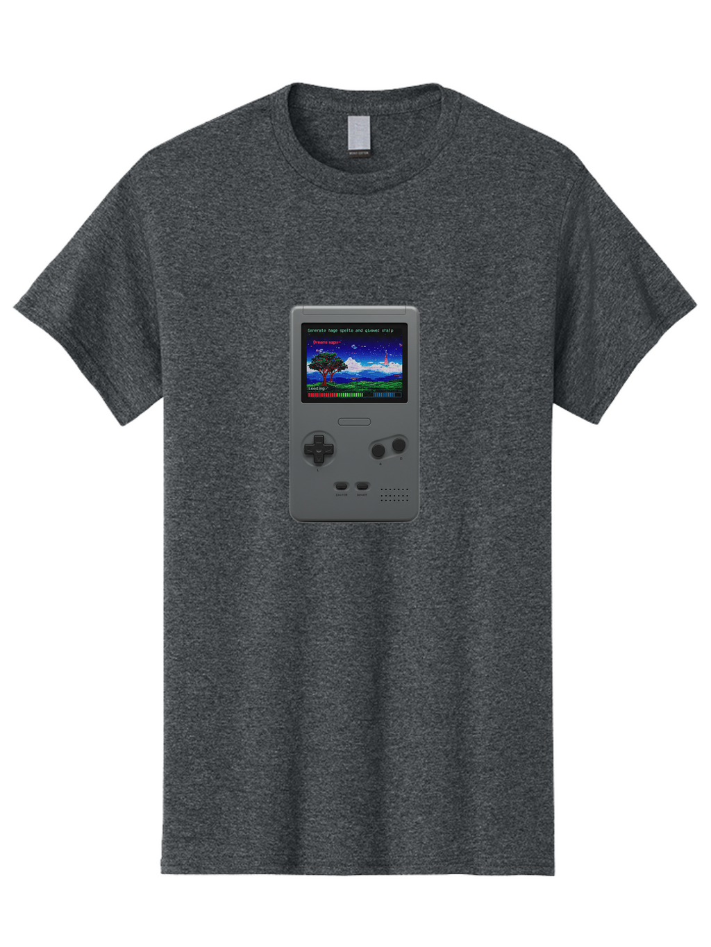Game-Boy Men'S Graphic Tee, 100% Cotton, Comfortable Casual Summer Wear, Machine Washable, Vintage Camera, Old Camera, Antique Camera, Black Camera, Classic Photography, Photography Equipment, Nostalgic Device, Film Camera, Camera Art Bam472