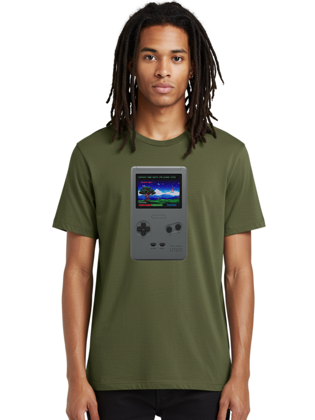 Game-Boy Men'S Graphic Tee, 100% Cotton, Comfortable Casual Summer Wear, Machine Washable, Vintage Camera, Old Camera, Antique Camera, Black Camera, Classic Photography, Photography Equipment, Nostalgic Device, Film Camera, Camera Art Bam472
