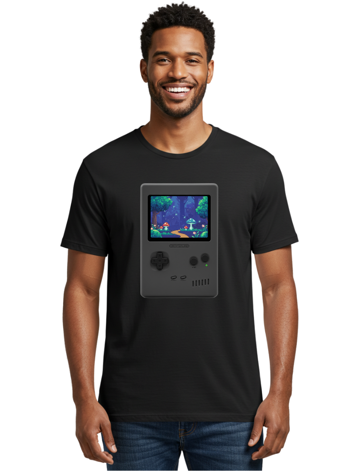 Game-Console Men'S Graphic Tee, 100% Cotton, Comfortable Casual Summer Wear, Machine Washable, Vintage Camera, Old Camera, Antique Camera, Black Camera, Classic Photography, Photography Equipment, Nostalgic Device, Film Camera, Camera Art Bam473