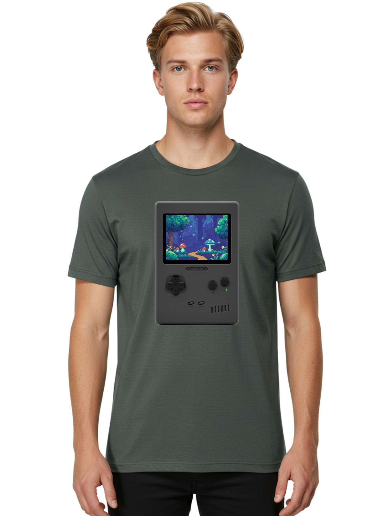 Game-Console Men'S Graphic Tee, 100% Cotton, Comfortable Casual Summer Wear, Machine Washable, Vintage Camera, Old Camera, Antique Camera, Black Camera, Classic Photography, Photography Equipment, Nostalgic Device, Film Camera, Camera Art Bam473