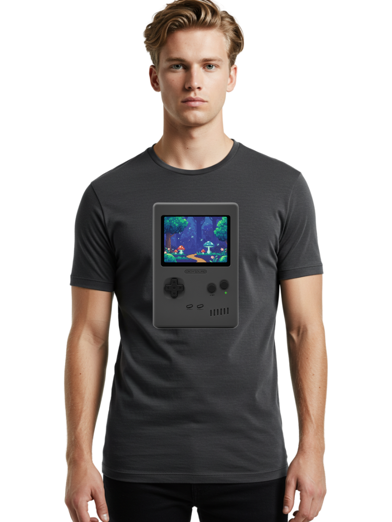 Game-Console Men'S Graphic Tee, 100% Cotton, Comfortable Casual Summer Wear, Machine Washable, Vintage Camera, Old Camera, Antique Camera, Black Camera, Classic Photography, Photography Equipment, Nostalgic Device, Film Camera, Camera Art Bam473