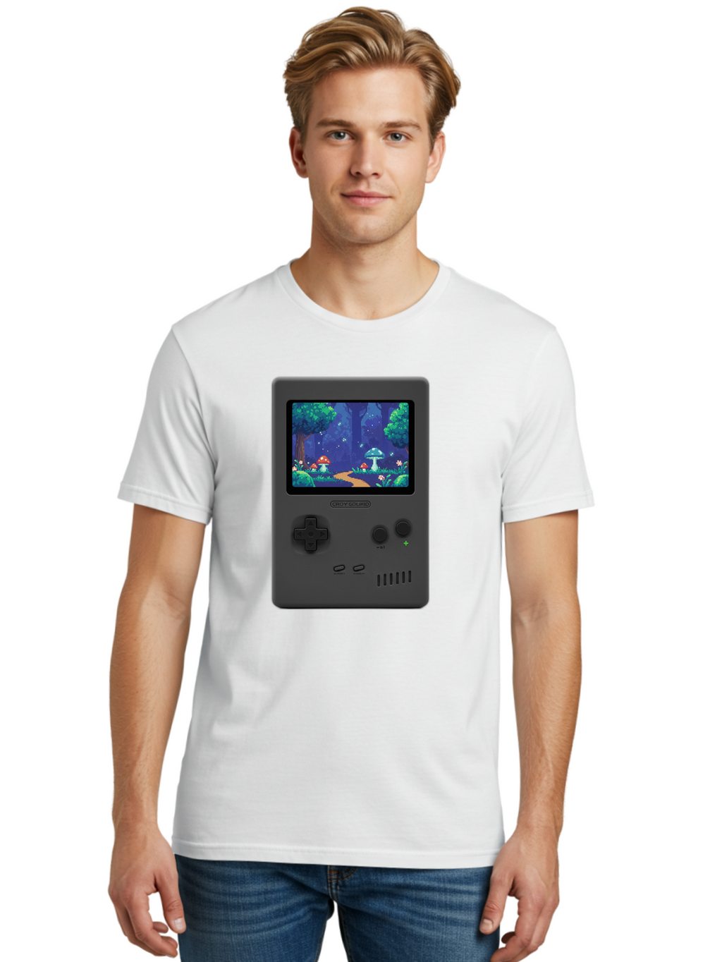 Game-Console Men'S Graphic Tee, 100% Cotton, Comfortable Casual Summer Wear, Machine Washable, Vintage Camera, Old Camera, Antique Camera, Black Camera, Classic Photography, Photography Equipment, Nostalgic Device, Film Camera, Camera Art Bam473