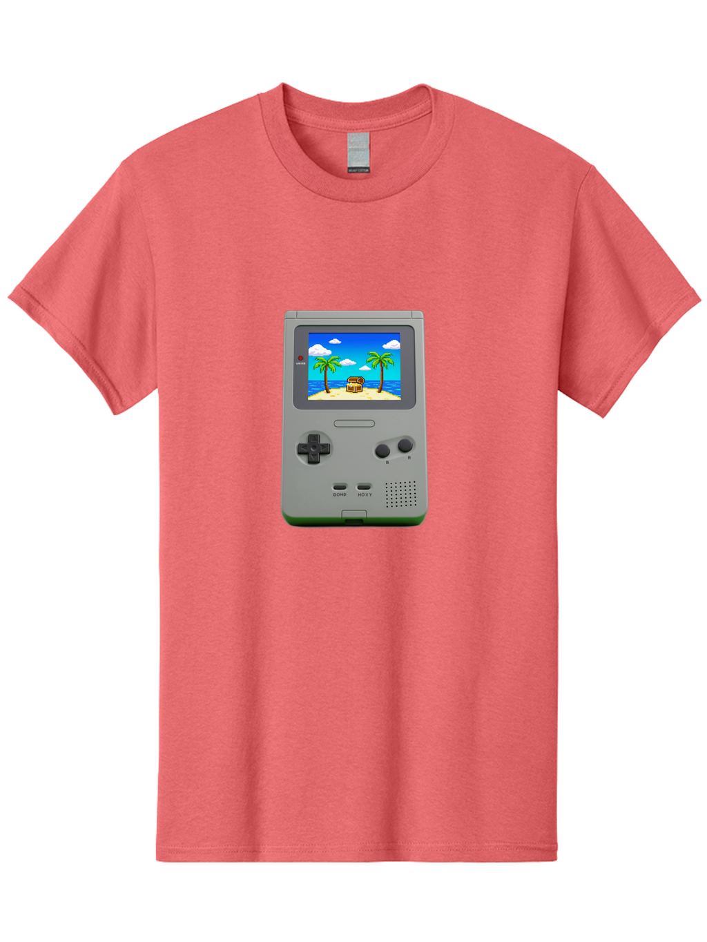 Gameboy-1 Men'S Graphic Tee, 100% Cotton, Comfortable Casual Summer Wear, Machine Washable, Vintage Camera, Old Camera, Antique Camera, Black Camera, Classic Photography, Photography Equipment, Nostalgic Device, Film Camera, Camera Art Bam474