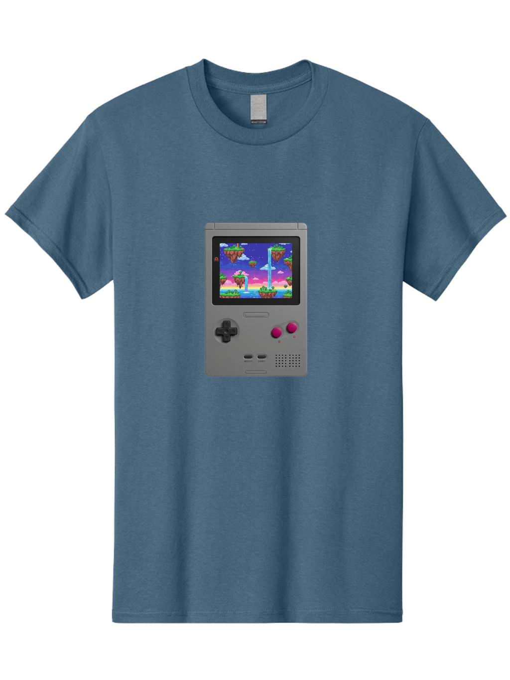 Gameboy Men'S Graphic Tee, 100% Cotton, Comfortable Casual Summer Wear, Machine Washable, Vintage Camera, Old Camera, Antique Camera, Black Camera, Classic Photography, Photography Equipment, Nostalgic Device, Film Camera, Camera Art Bam475