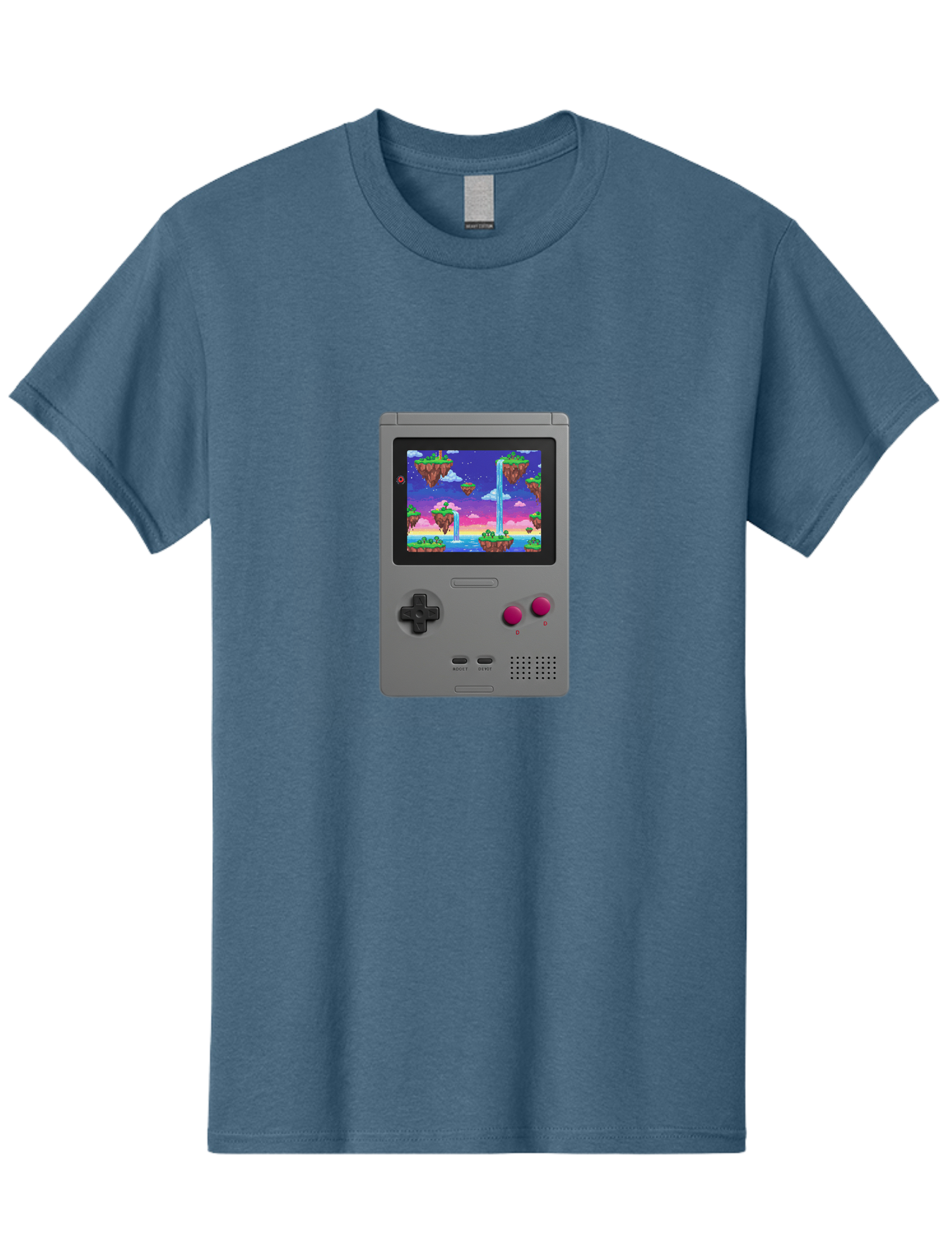Gameboy Men'S Graphic Tee, 100% Cotton, Comfortable Casual Summer Wear, Machine Washable, Vintage Camera, Old Camera, Antique Camera, Black Camera, Classic Photography, Photography Equipment, Nostalgic Device, Film Camera, Camera Art Bam475