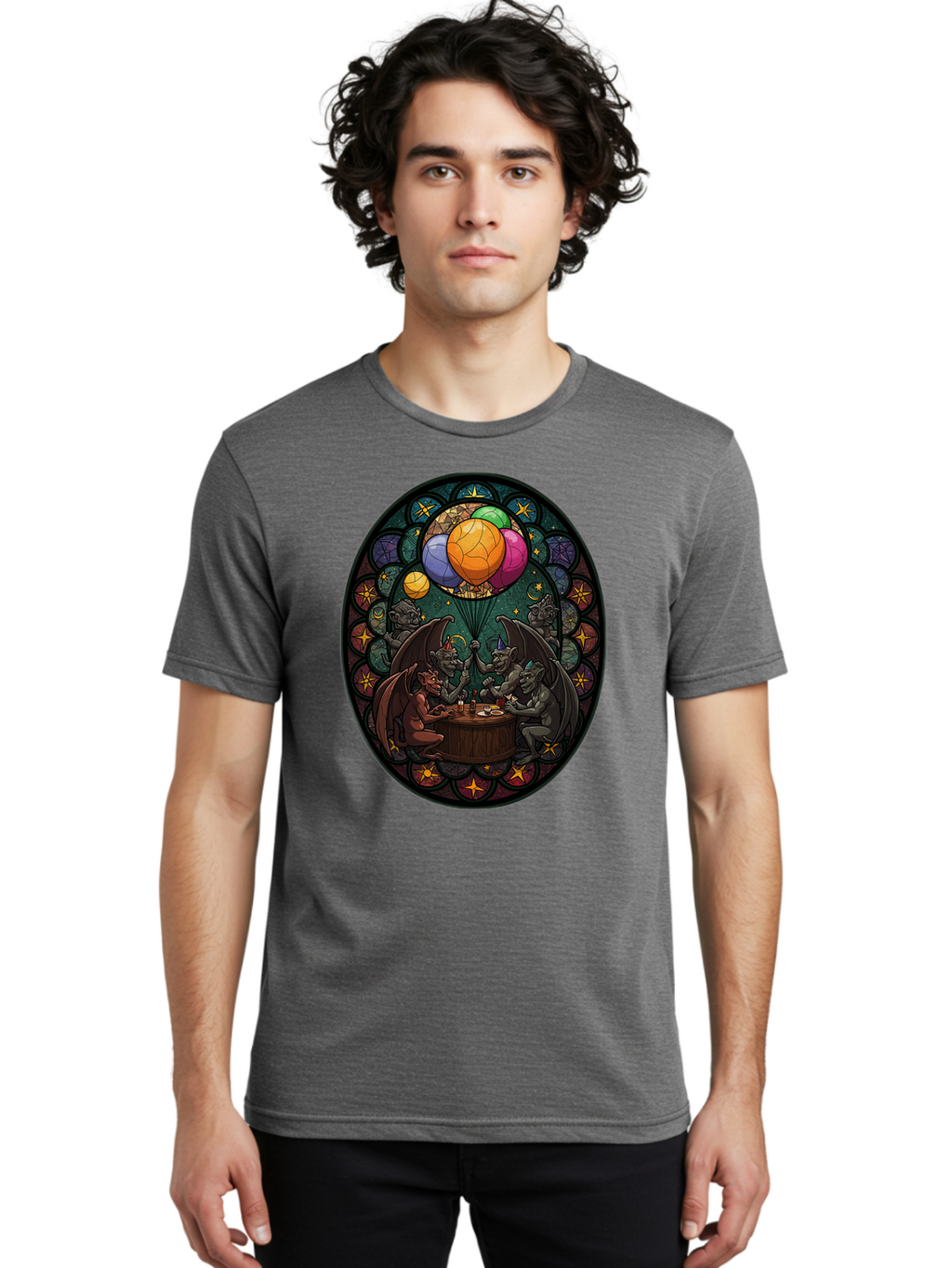 Gargoyles-Drinking Men'S Graphic Tee, 100% Cotton, Comfortable Casual Summer Wear, Machine Washable, Vintage Camera, Old Camera, Antique Camera, Black Camera, Classic Photography, Photography Equipment, Nostalgic Device, Film Camera, Bam478
