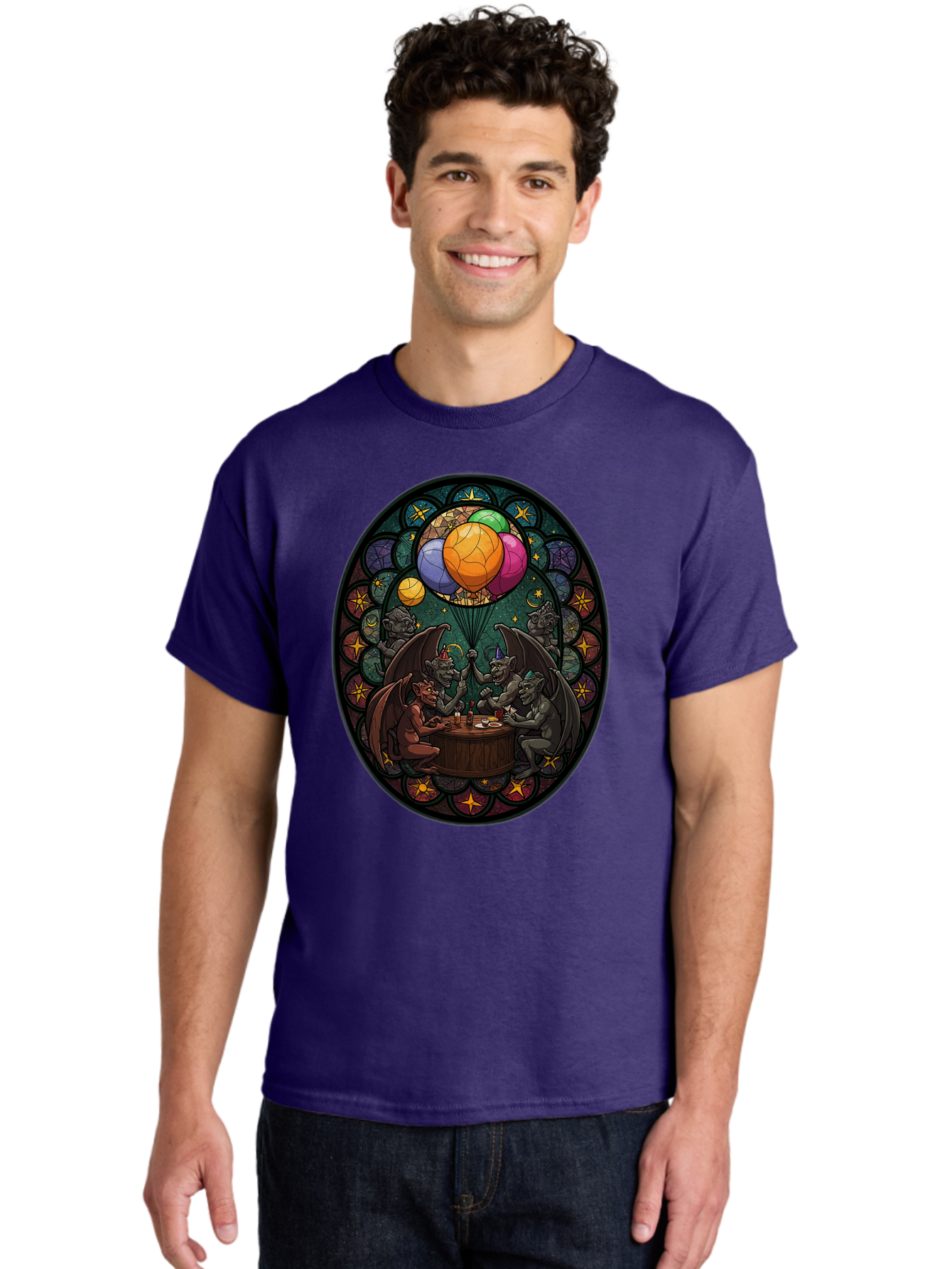 Gargoyles-Drinking Men'S Graphic Tee, 100% Cotton, Comfortable Casual Summer Wear, Machine Washable, Vintage Camera, Old Camera, Antique Camera, Black Camera, Classic Photography, Photography Equipment, Nostalgic Device, Film Camera, Bam478
