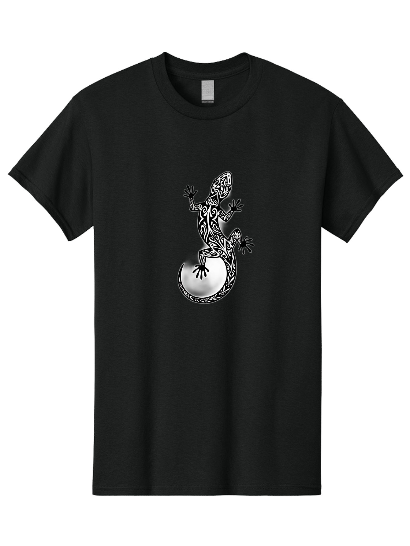 Gecko-Tribal-Art Men'S Graphic Tee, 100% Cotton, Comfortable Casual Summer Wear, Machine Washable, Vintage Camera, Old Camera, Antique Camera, Black Camera, Classic Photography, Photography Equipment, Nostalgic Device, Film Camera, Camera Art Bam481