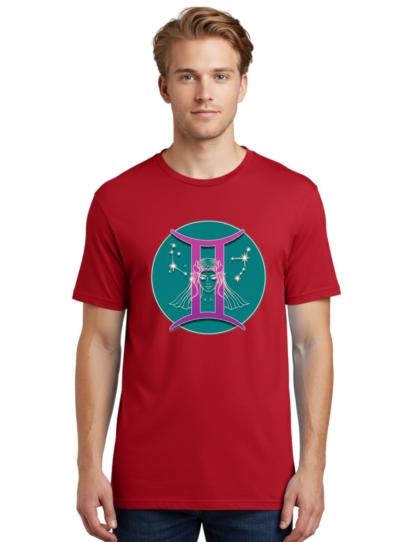 Gemini-Zodiac-Sign-1 Men'S Graphic Tee, 100% Cotton, Comfortable Casual Summer Wear, Machine Washable, Vintage Camera, Old Camera, Antique Camera, Black Camera, Classic Photography, Photography Equipment, Nostalgic Device, Film Camera, Bam485