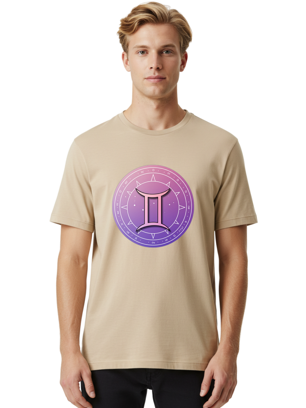 Gemini-Zodiac-Symbol Men'S Graphic Tee, 100% Cotton, Comfortable Casual Summer Wear, Machine Washable, Vintage Camera, Old Camera, Antique Camera, Black Camera, Classic Photography, Photography Equipment, Nostalgic Device, Film Camera, Bam487