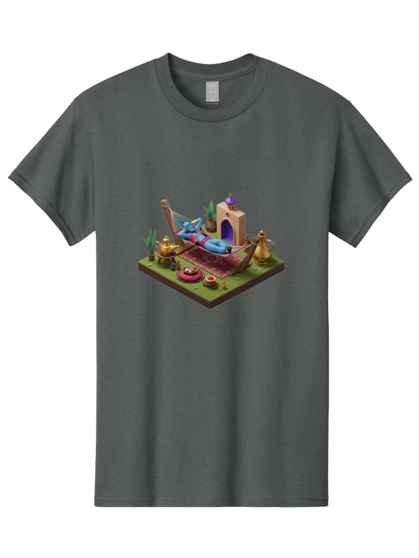 Genie-Relaxing Men'S Graphic Tee, 100% Cotton, Comfortable Casual Summer Wear, Machine Washable, Vintage Camera, Old Camera, Antique Camera, Black Camera, Classic Photography, Photography Equipment, Nostalgic Device, Film Camera, Camera Art Bam494