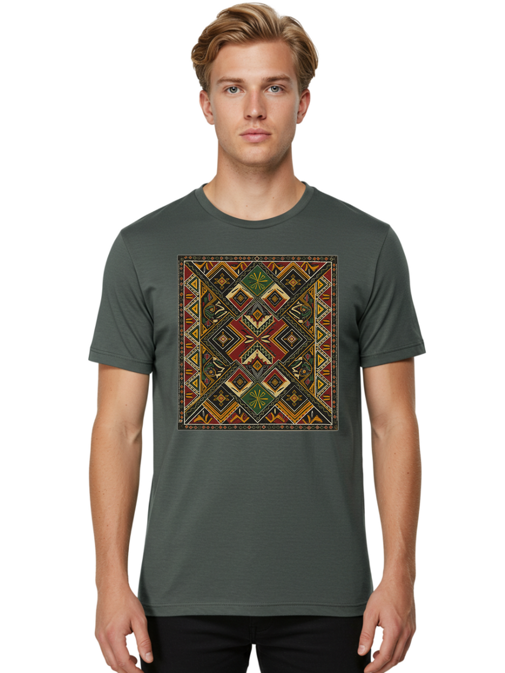 Geometric-Pattern Men'S Graphic Tee, 100% Cotton, Comfortable Casual Summer Wear, Machine Washable, Vintage Camera, Old Camera, Antique Camera, Black Camera, Classic Photography, Photography Equipment, Nostalgic Device, Film Camera, Camera Art Bam498