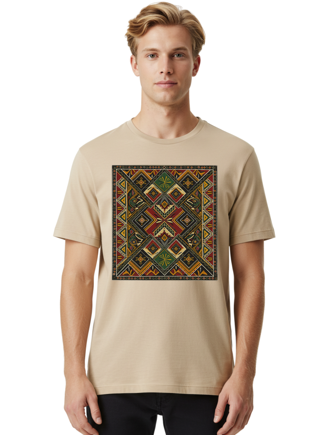Geometric-Pattern Men'S Graphic Tee, 100% Cotton, Comfortable Casual Summer Wear, Machine Washable, Vintage Camera, Old Camera, Antique Camera, Black Camera, Classic Photography, Photography Equipment, Nostalgic Device, Film Camera, Camera Art Bam498