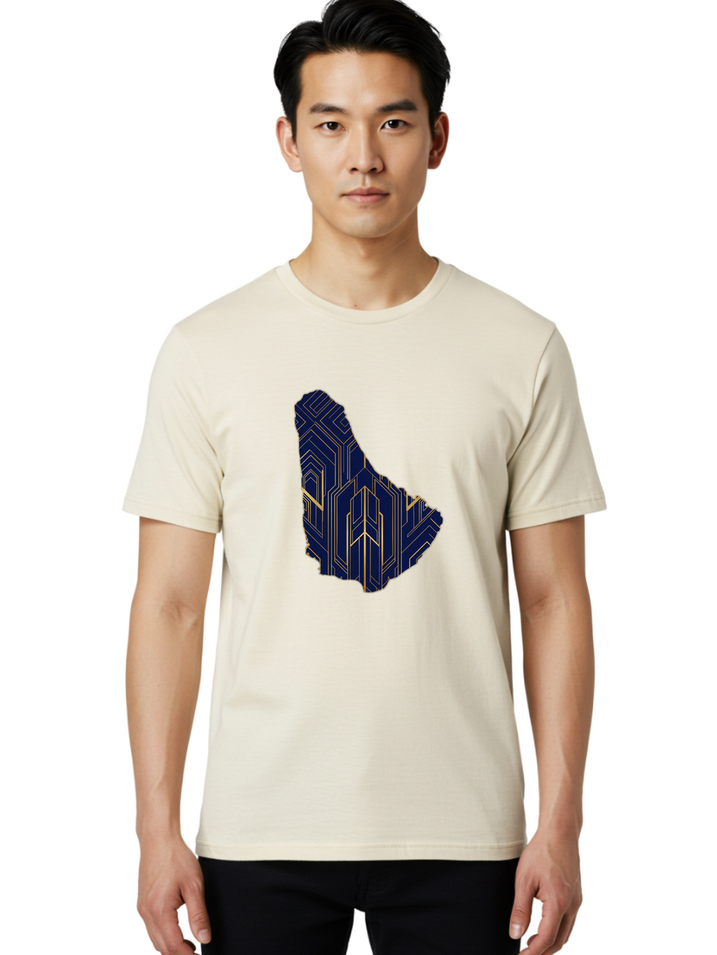 Geometric-Patterned-Shape Men'S Graphic Tee, 100% Cotton, Comfortable Casual Summer Wear, Machine Washable, Vintage Camera, Old Camera, Antique Camera, Black Camera, Classic Photography, Photography Equipment, Nostalgic Device, Film Camera, Bam499
