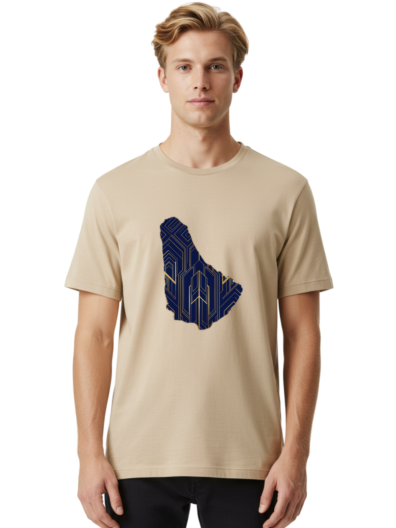Geometric-Patterned-Shape Men'S Graphic Tee, 100% Cotton, Comfortable Casual Summer Wear, Machine Washable, Vintage Camera, Old Camera, Antique Camera, Black Camera, Classic Photography, Photography Equipment, Nostalgic Device, Film Camera, Bam499