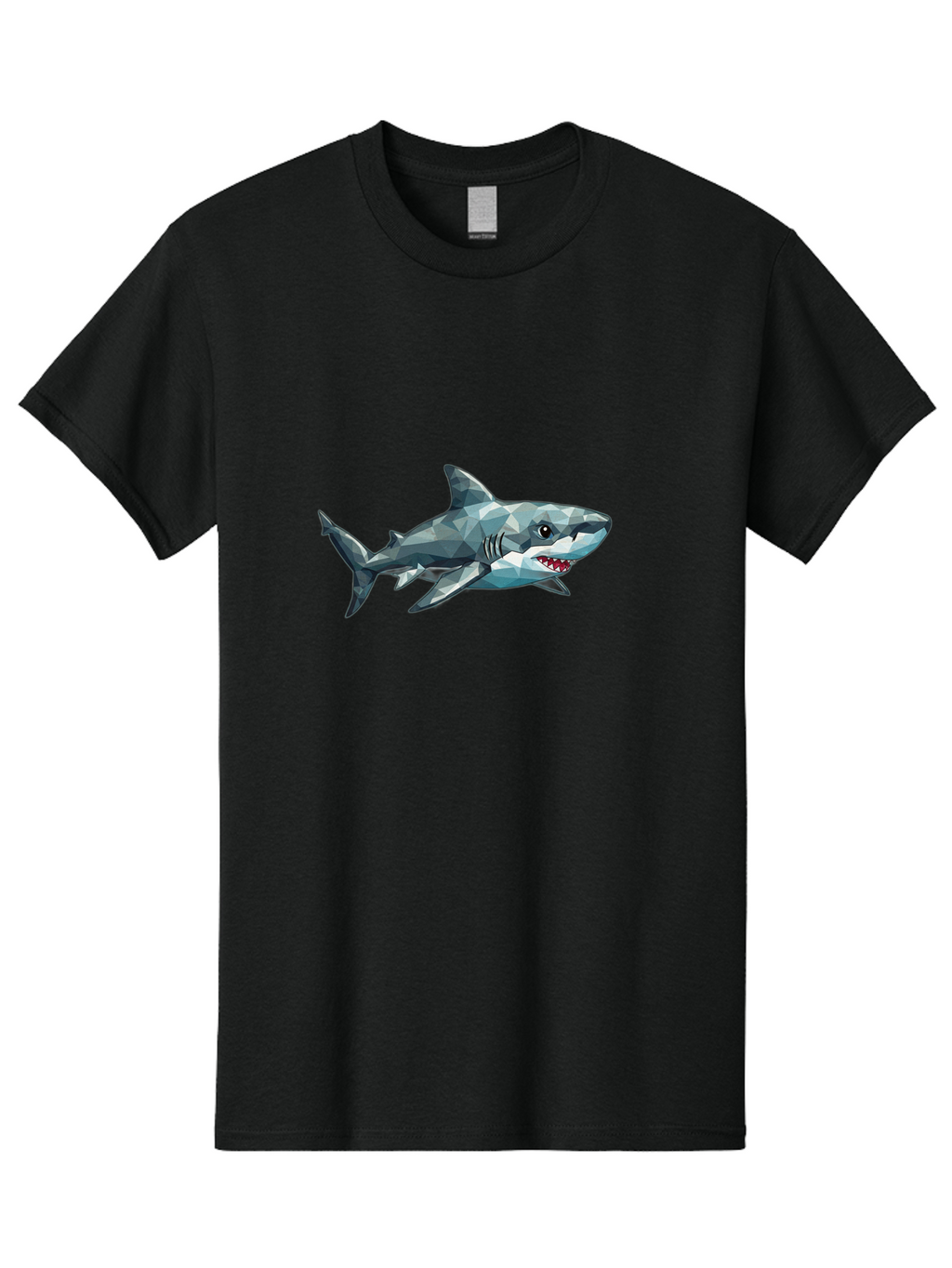 Geometric-Shark Men'S Graphic Tee, 100% Cotton, Comfortable Casual Summer Wear, Machine Washable, Vintage Camera, Old Camera, Antique Camera, Black Camera, Classic Photography, Photography Equipment, Nostalgic Device, Film Camera, Camera Art Bam501