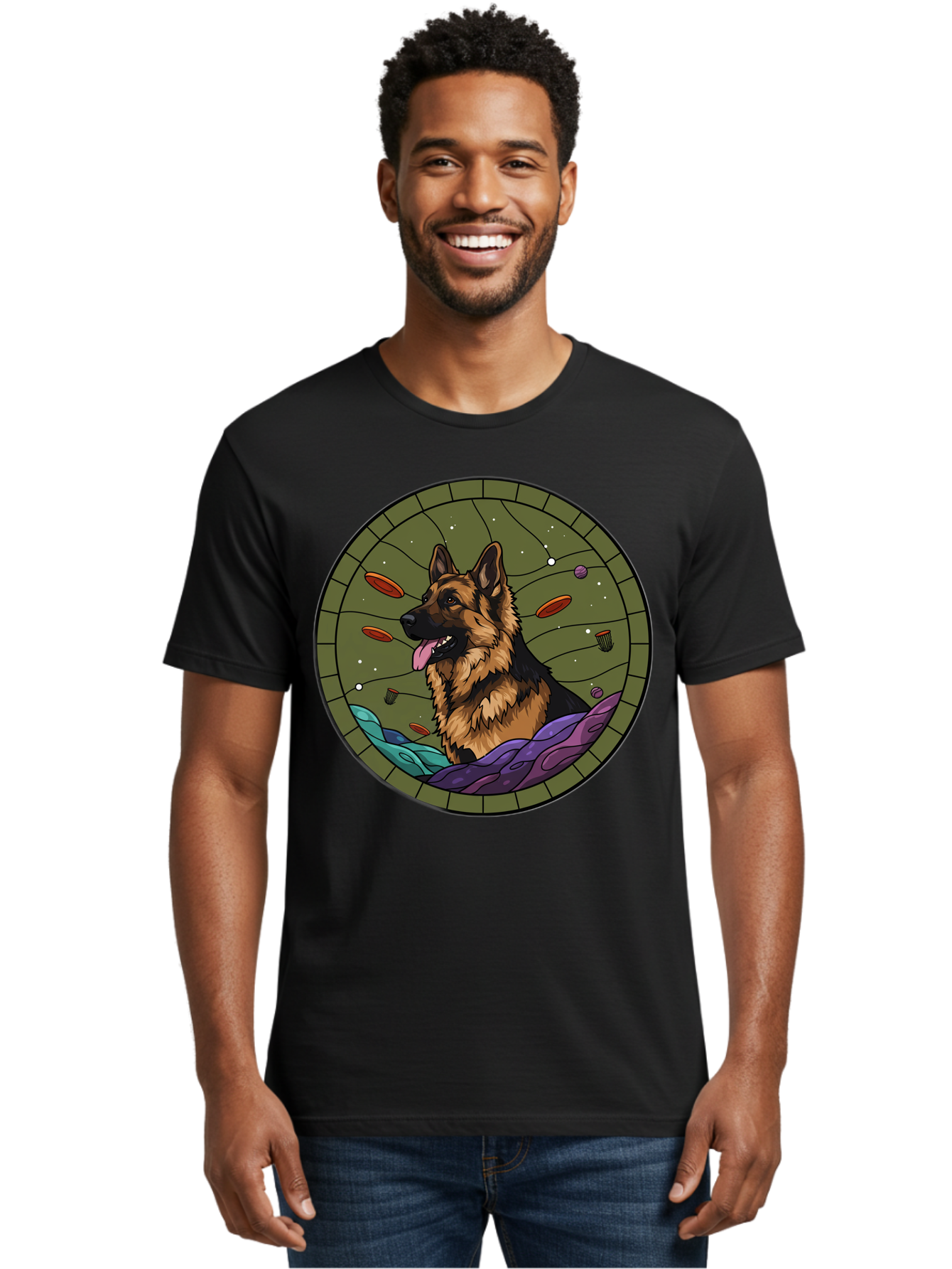 German-Shepherd Men'S Graphic Tee, 100% Cotton, Comfortable Casual Summer Wear, Machine Washable, Vintage Camera, Old Camera, Antique Camera, Black Camera, Classic Photography, Photography Equipment, Nostalgic Device, Film Camera, Camera Art Bam502