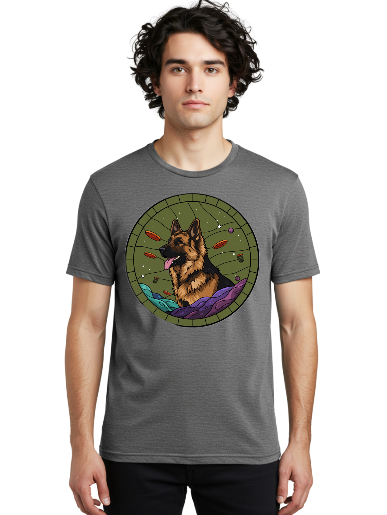 German-Shepherd Men'S Graphic Tee, 100% Cotton, Comfortable Casual Summer Wear, Machine Washable, Vintage Camera, Old Camera, Antique Camera, Black Camera, Classic Photography, Photography Equipment, Nostalgic Device, Film Camera, Camera Art Bam502