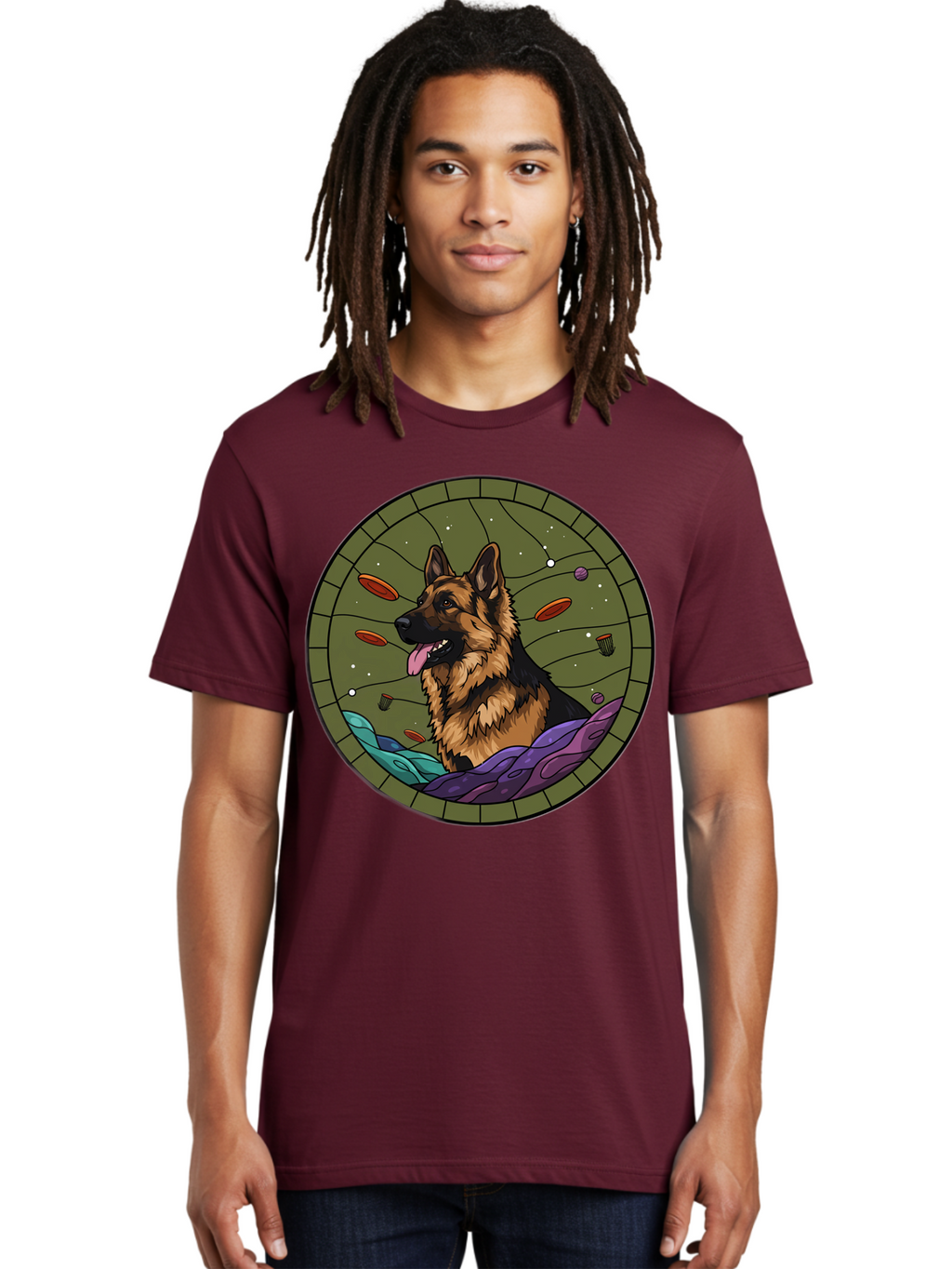 German-Shepherd Men'S Graphic Tee, 100% Cotton, Comfortable Casual Summer Wear, Machine Washable, Vintage Camera, Old Camera, Antique Camera, Black Camera, Classic Photography, Photography Equipment, Nostalgic Device, Film Camera, Camera Art Bam502