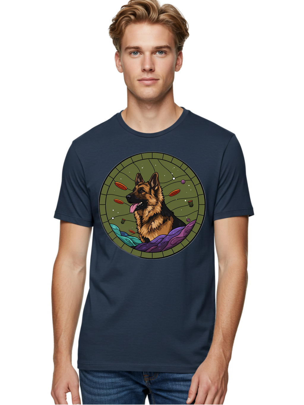 German-Shepherd Men'S Graphic Tee, 100% Cotton, Comfortable Casual Summer Wear, Machine Washable, Vintage Camera, Old Camera, Antique Camera, Black Camera, Classic Photography, Photography Equipment, Nostalgic Device, Film Camera, Camera Art Bam502