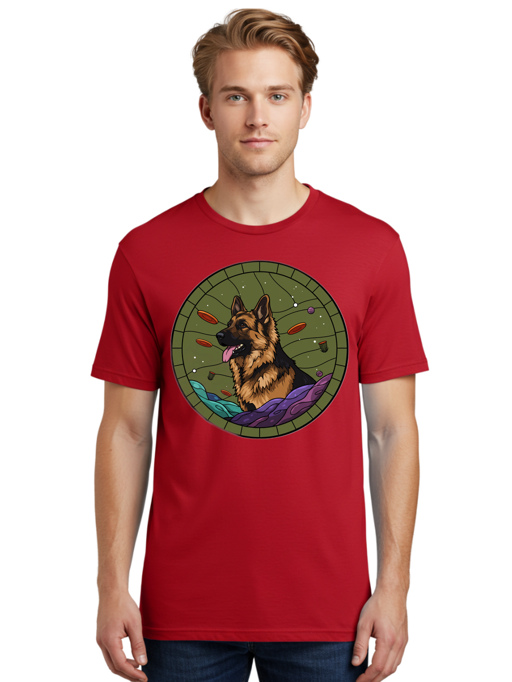 German-Shepherd Men'S Graphic Tee, 100% Cotton, Comfortable Casual Summer Wear, Machine Washable, Vintage Camera, Old Camera, Antique Camera, Black Camera, Classic Photography, Photography Equipment, Nostalgic Device, Film Camera, Camera Art Bam502