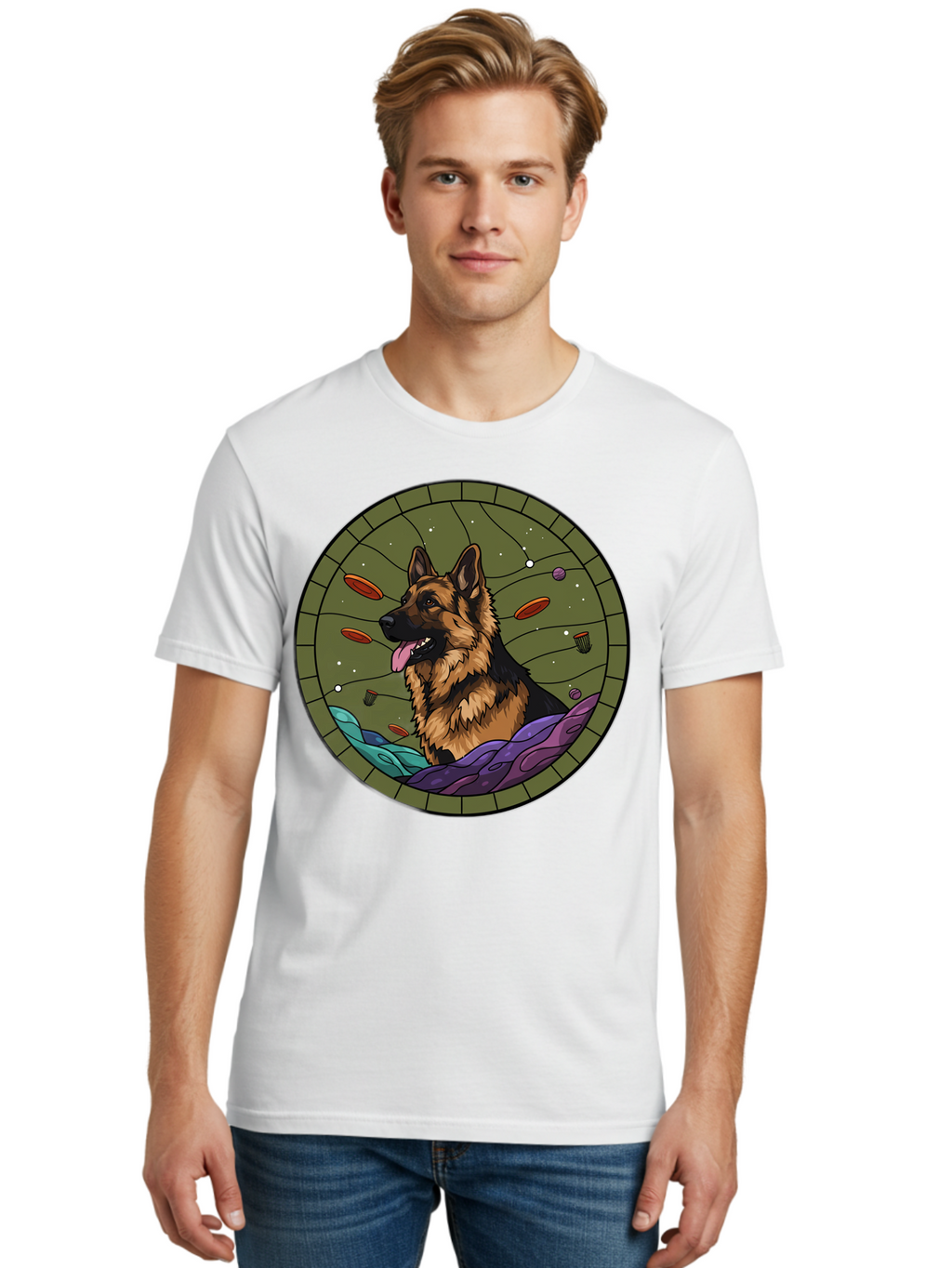 German-Shepherd Men'S Graphic Tee, 100% Cotton, Comfortable Casual Summer Wear, Machine Washable, Vintage Camera, Old Camera, Antique Camera, Black Camera, Classic Photography, Photography Equipment, Nostalgic Device, Film Camera, Camera Art Bam502