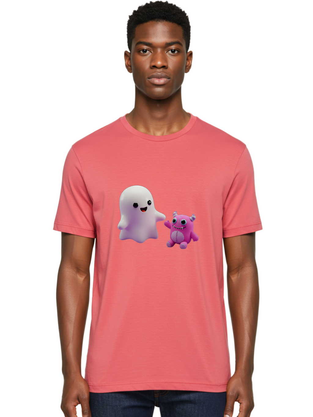 Ghost-And-Monster-Friends Men'S Graphic Tee, 100% Cotton, Comfortable Casual Summer Wear, Machine Washable, Vintage Camera, Old Camera, Antique Camera, Black Camera, Classic Photography, Photography Equipment, Nostalgic Device, Film Camera, Bam503