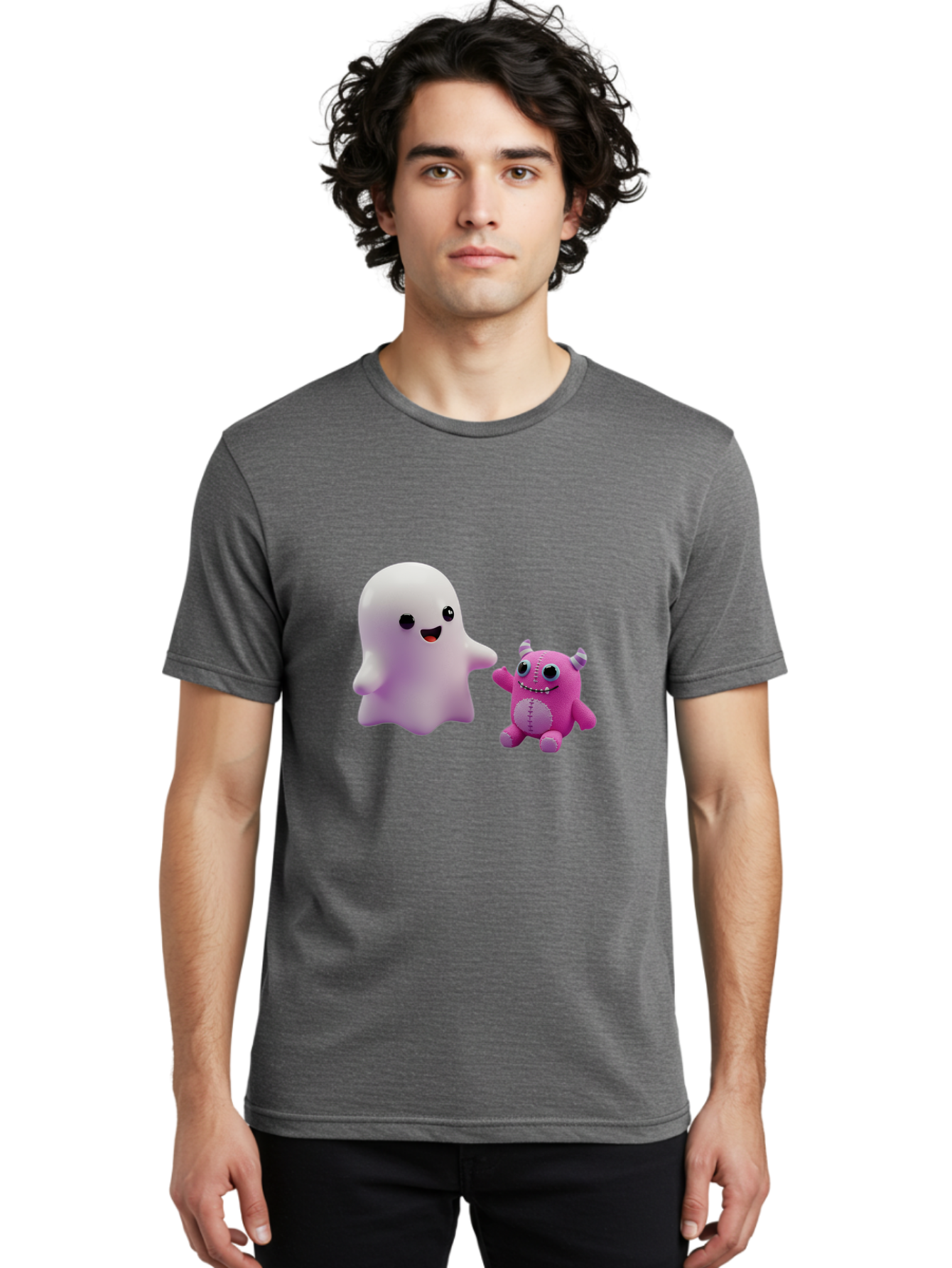 Ghost-And-Monster-Friends Men'S Graphic Tee, 100% Cotton, Comfortable Casual Summer Wear, Machine Washable, Vintage Camera, Old Camera, Antique Camera, Black Camera, Classic Photography, Photography Equipment, Nostalgic Device, Film Camera, Bam503