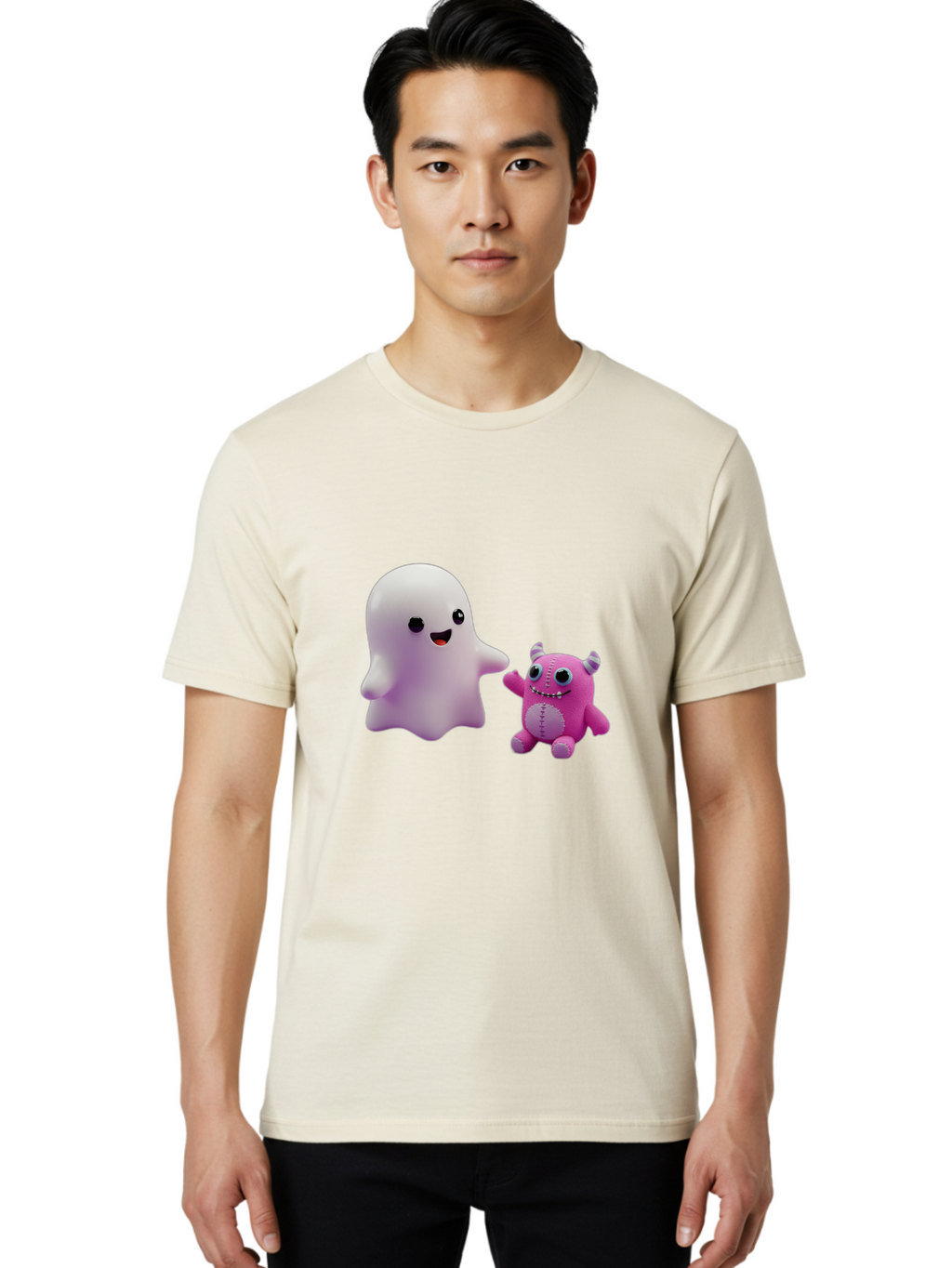 Ghost-And-Monster-Friends Men'S Graphic Tee, 100% Cotton, Comfortable Casual Summer Wear, Machine Washable, Vintage Camera, Old Camera, Antique Camera, Black Camera, Classic Photography, Photography Equipment, Nostalgic Device, Film Camera, Bam503