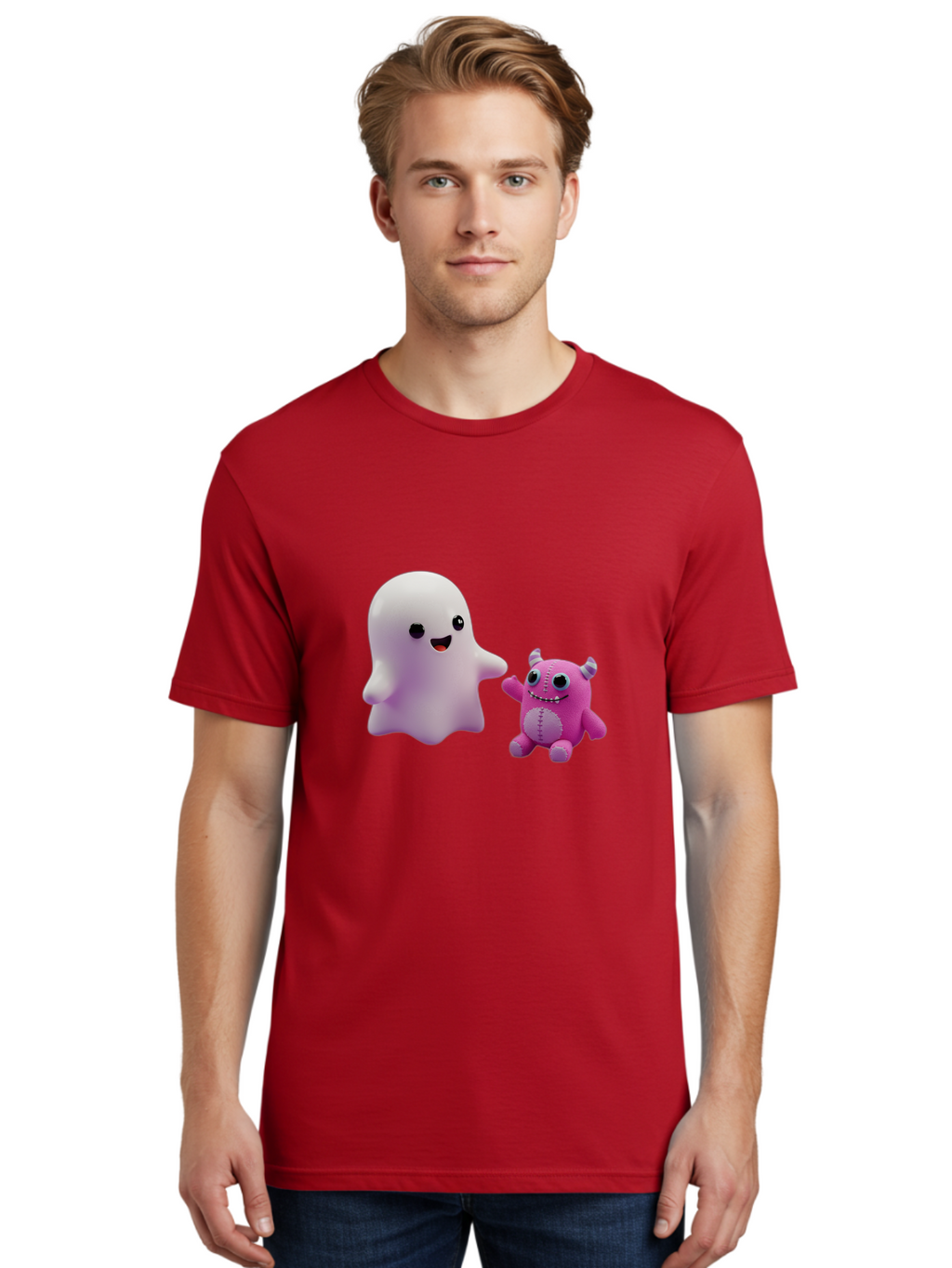 Ghost-And-Monster-Friends Men'S Graphic Tee, 100% Cotton, Comfortable Casual Summer Wear, Machine Washable, Vintage Camera, Old Camera, Antique Camera, Black Camera, Classic Photography, Photography Equipment, Nostalgic Device, Film Camera, Bam503