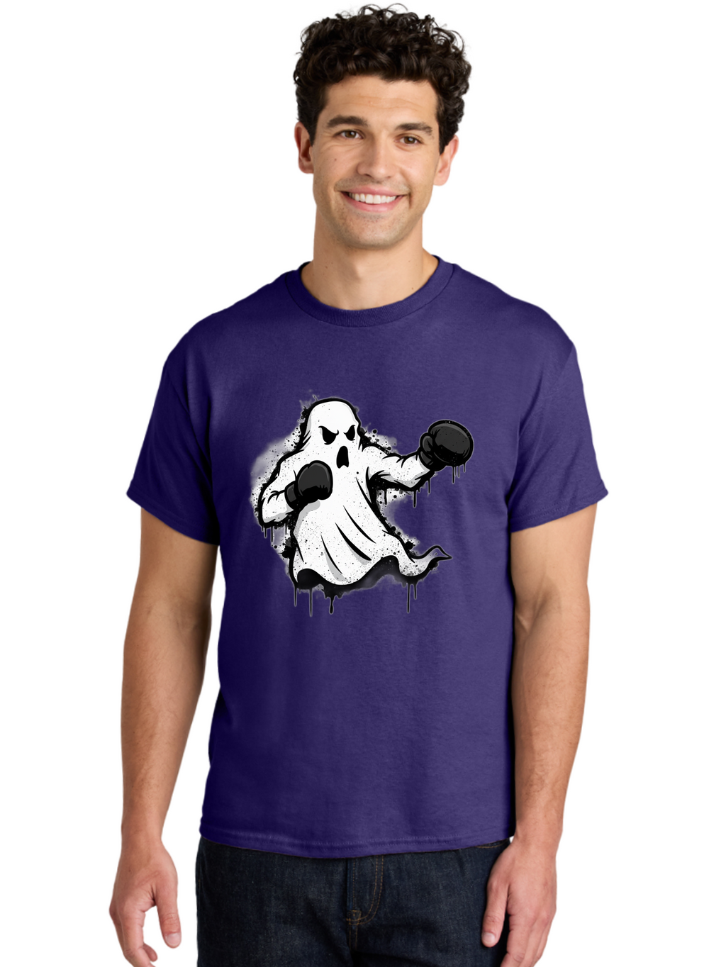 Ghost-Boxer-1 Men'S Graphic Tee, 100% Cotton, Comfortable Casual Summer Wear, Machine Washable, Vintage Camera, Old Camera, Antique Camera, Black Camera, Classic Photography, Photography Equipment, Nostalgic Device, Film Camera, Camera Art Bam504