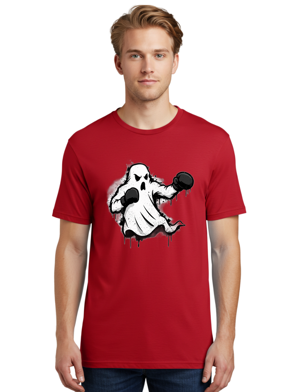 Ghost-Boxer-1 Men'S Graphic Tee, 100% Cotton, Comfortable Casual Summer Wear, Machine Washable, Vintage Camera, Old Camera, Antique Camera, Black Camera, Classic Photography, Photography Equipment, Nostalgic Device, Film Camera, Camera Art Bam504
