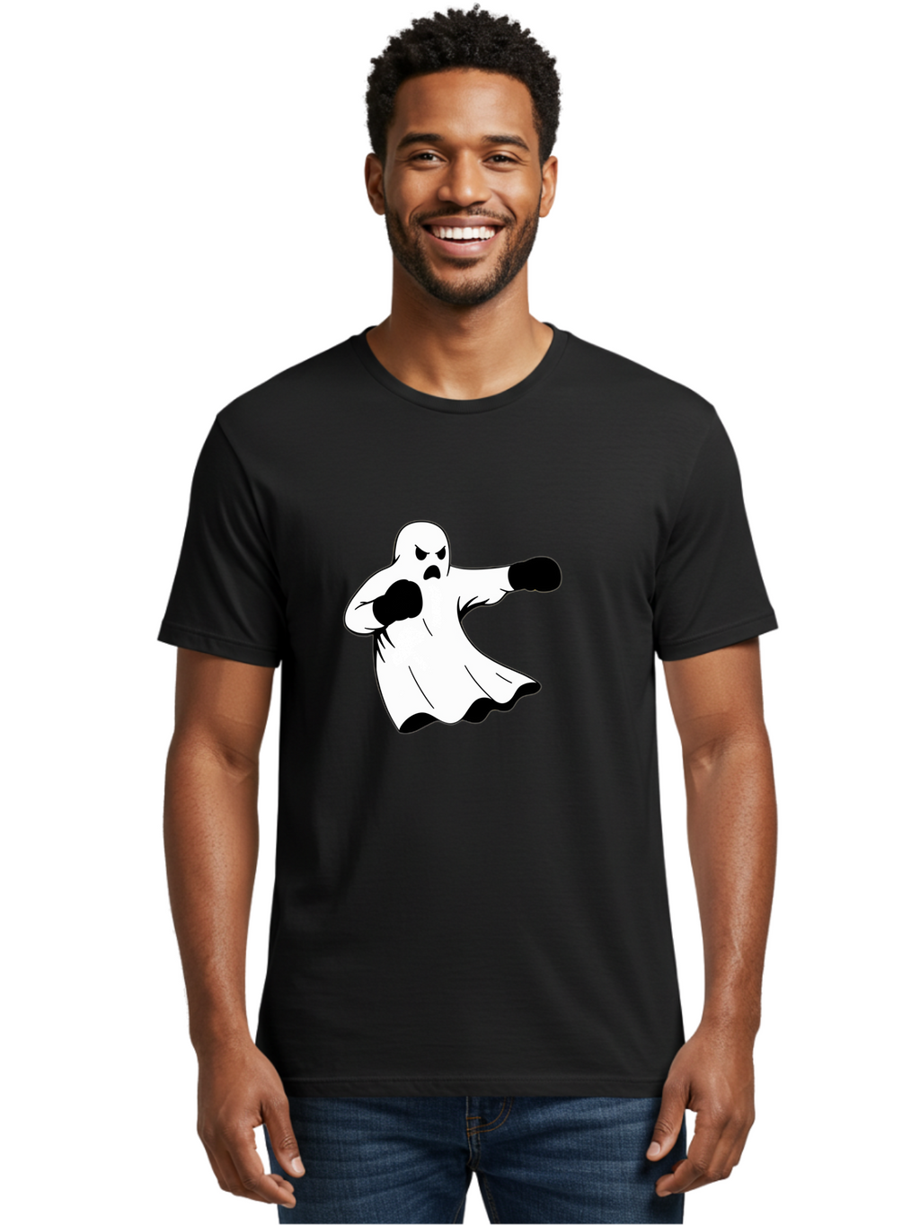 Ghost-Boxer-2 Men'S Graphic Tee, 100% Cotton, Comfortable Casual Summer Wear, Machine Washable, Vintage Camera, Old Camera, Antique Camera, Black Camera, Classic Photography, Photography Equipment, Nostalgic Device, Film Camera, Camera Art Bam505