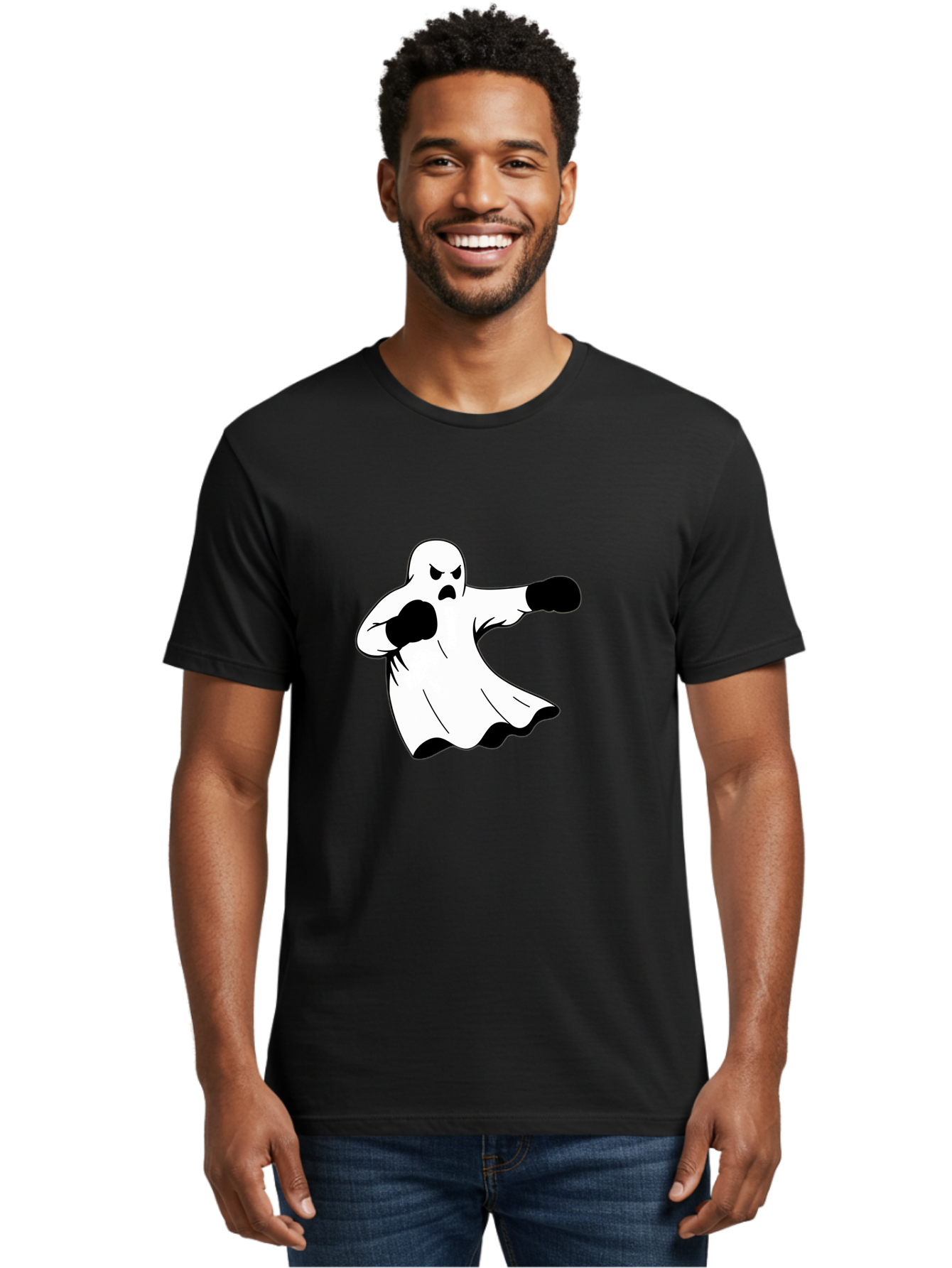 Ghost-Boxer-2 Men'S Graphic Tee, 100% Cotton, Comfortable Casual Summer Wear, Machine Washable, Vintage Camera, Old Camera, Antique Camera, Black Camera, Classic Photography, Photography Equipment, Nostalgic Device, Film Camera, Camera Art Bam505