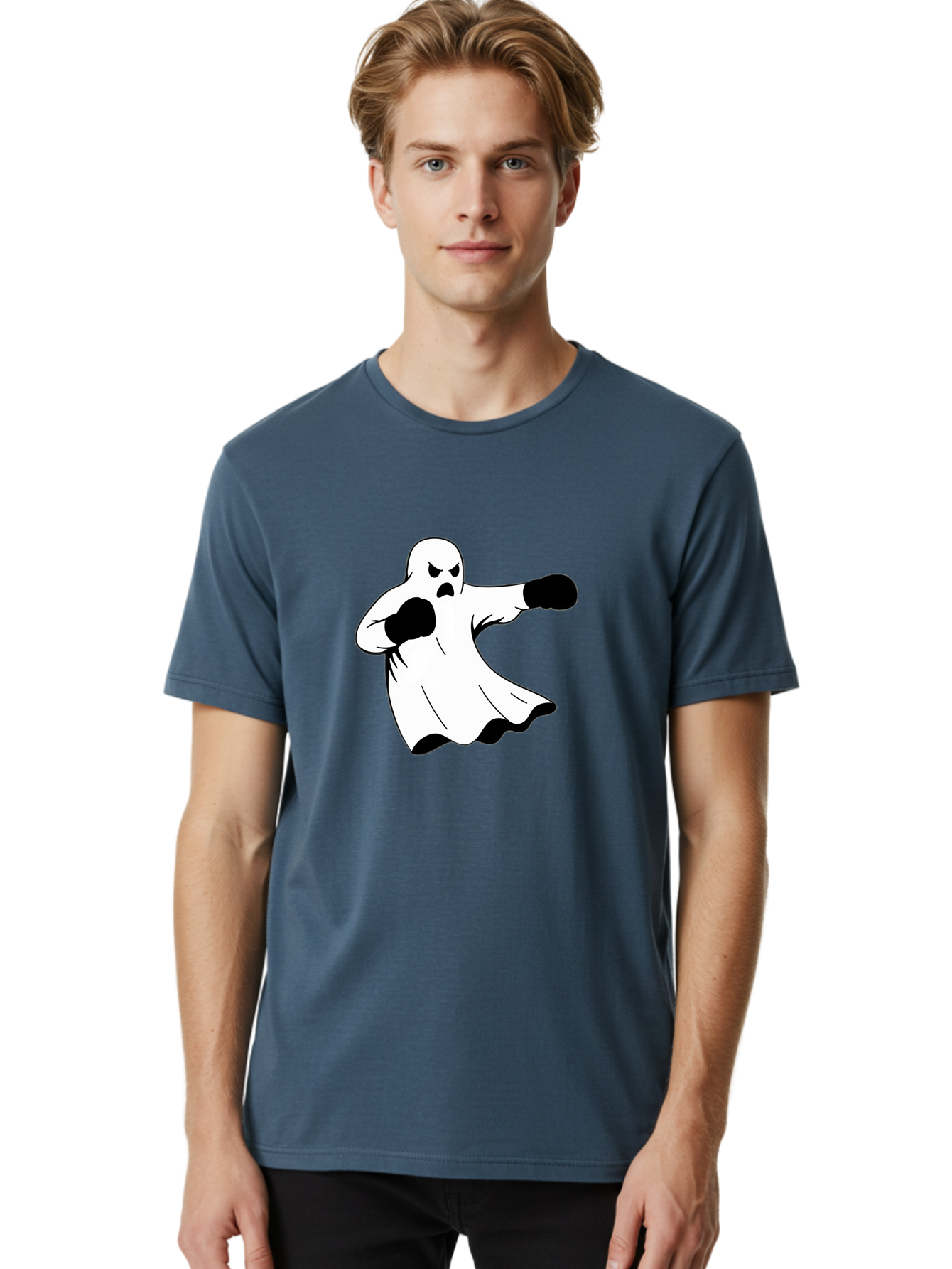 Ghost-Boxer-2 Men'S Graphic Tee, 100% Cotton, Comfortable Casual Summer Wear, Machine Washable, Vintage Camera, Old Camera, Antique Camera, Black Camera, Classic Photography, Photography Equipment, Nostalgic Device, Film Camera, Camera Art Bam505