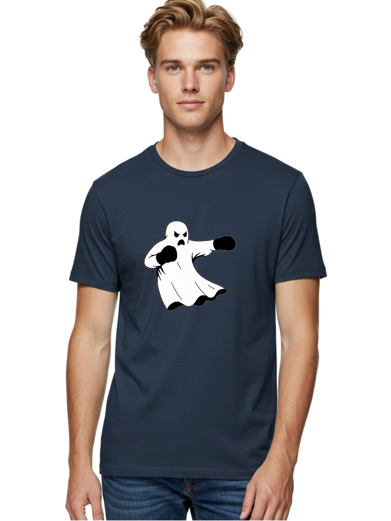 Ghost-Boxer-2 Men'S Graphic Tee, 100% Cotton, Comfortable Casual Summer Wear, Machine Washable, Vintage Camera, Old Camera, Antique Camera, Black Camera, Classic Photography, Photography Equipment, Nostalgic Device, Film Camera, Camera Art Bam505