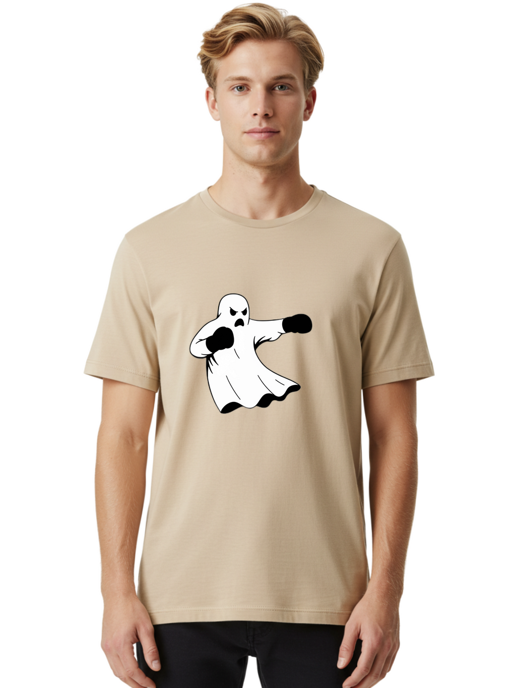 Ghost-Boxer-2 Men'S Graphic Tee, 100% Cotton, Comfortable Casual Summer Wear, Machine Washable, Vintage Camera, Old Camera, Antique Camera, Black Camera, Classic Photography, Photography Equipment, Nostalgic Device, Film Camera, Camera Art Bam505