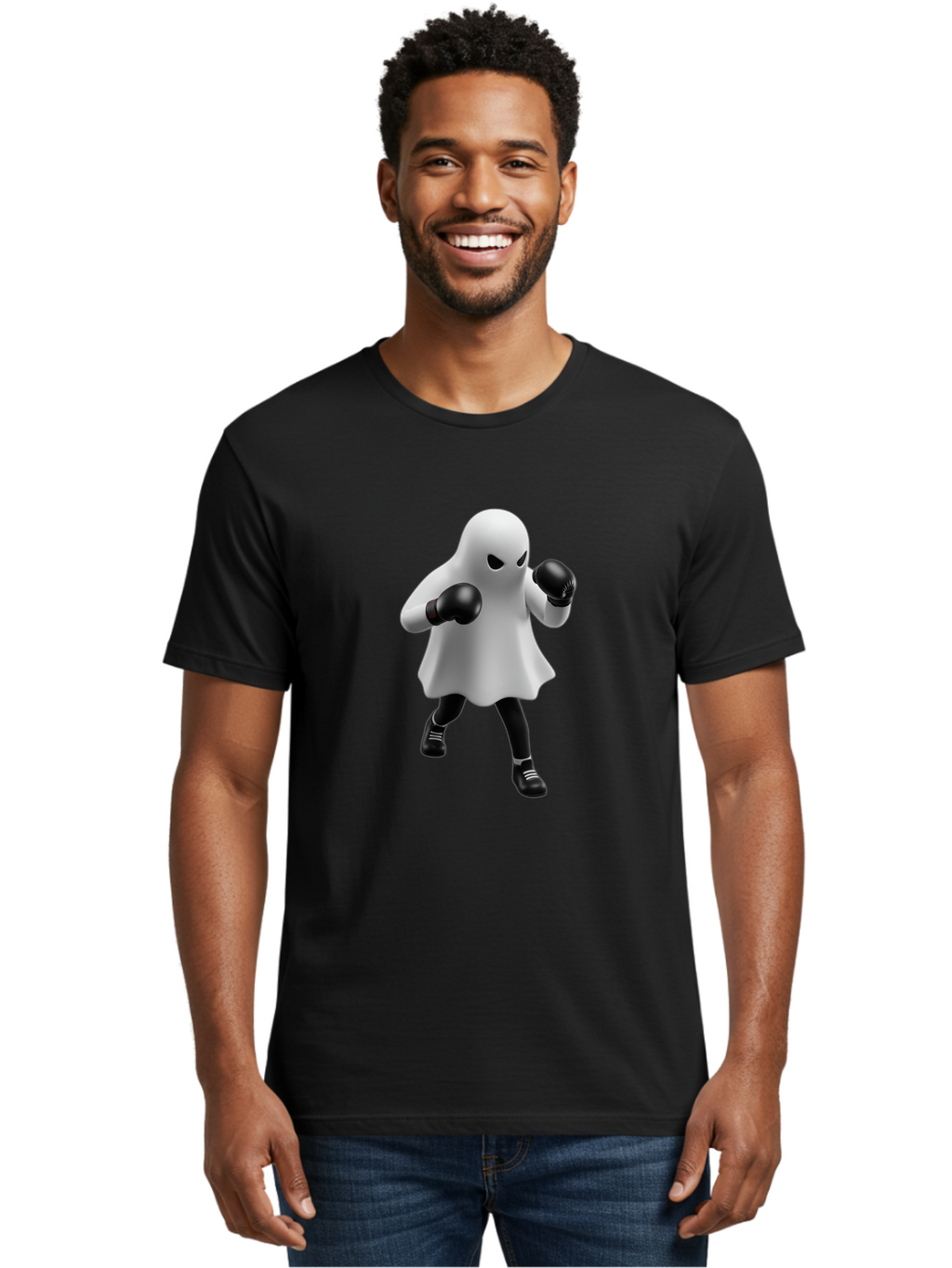 Ghost-Boxer-3 Men'S Graphic Tee, 100% Cotton, Comfortable Casual Summer Wear, Machine Washable, Vintage Camera, Old Camera, Antique Camera, Black Camera, Classic Photography, Photography Equipment, Nostalgic Device, Film Camera, Camera Art Bam506