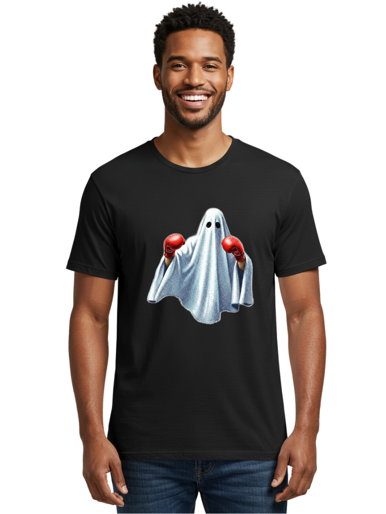 Ghost-Boxer-4 Men'S Graphic Tee, 100% Cotton, Comfortable Casual Summer Wear, Machine Washable, Vintage Camera, Old Camera, Antique Camera, Black Camera, Classic Photography, Photography Equipment, Nostalgic Device, Film Camera, Camera Art Bam507