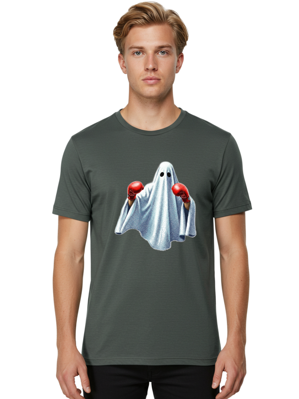 Ghost-Boxer-4 Men'S Graphic Tee, 100% Cotton, Comfortable Casual Summer Wear, Machine Washable, Vintage Camera, Old Camera, Antique Camera, Black Camera, Classic Photography, Photography Equipment, Nostalgic Device, Film Camera, Camera Art Bam507