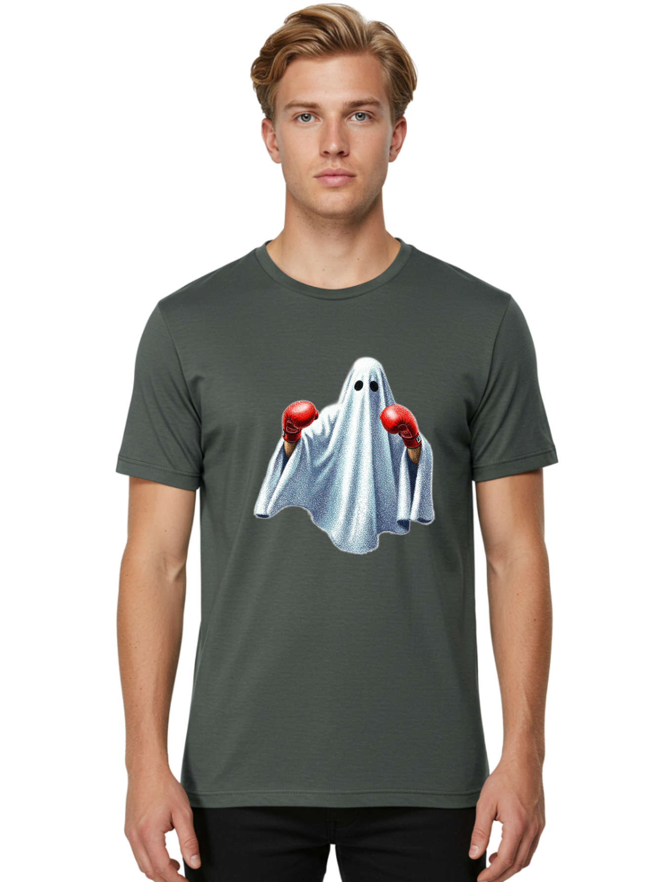 Ghost-Boxer-4 Men'S Graphic Tee, 100% Cotton, Comfortable Casual Summer Wear, Machine Washable, Vintage Camera, Old Camera, Antique Camera, Black Camera, Classic Photography, Photography Equipment, Nostalgic Device, Film Camera, Camera Art Bam507