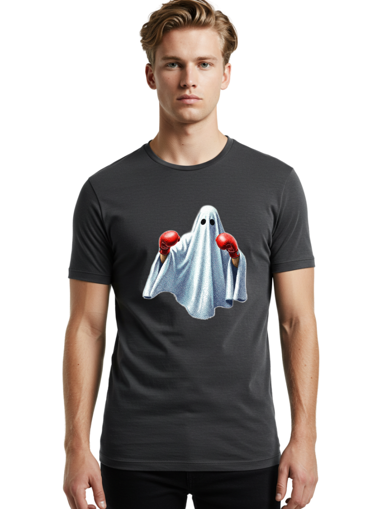 Ghost-Boxer-4 Men'S Graphic Tee, 100% Cotton, Comfortable Casual Summer Wear, Machine Washable, Vintage Camera, Old Camera, Antique Camera, Black Camera, Classic Photography, Photography Equipment, Nostalgic Device, Film Camera, Camera Art Bam507
