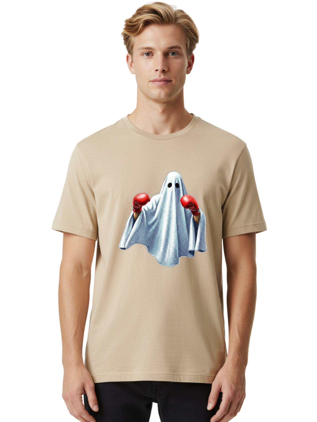 Ghost-Boxer-4 Men'S Graphic Tee, 100% Cotton, Comfortable Casual Summer Wear, Machine Washable, Vintage Camera, Old Camera, Antique Camera, Black Camera, Classic Photography, Photography Equipment, Nostalgic Device, Film Camera, Camera Art Bam507