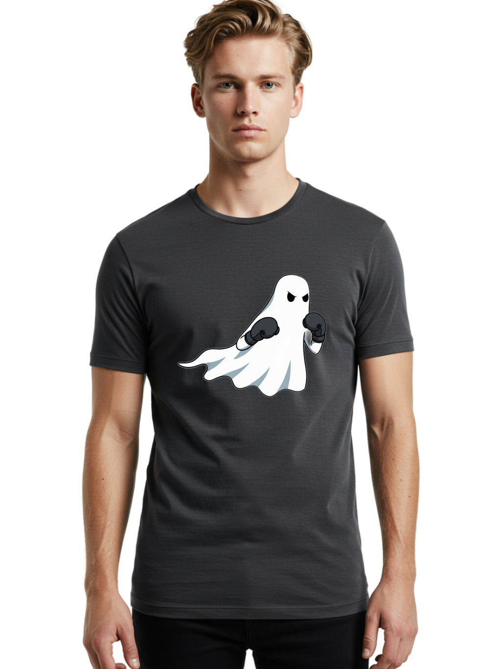 Ghost-Boxer-5 Men'S Graphic Tee, 100% Cotton, Comfortable Casual Summer Wear, Machine Washable, Vintage Camera, Old Camera, Antique Camera, Black Camera, Classic Photography, Photography Equipment, Nostalgic Device, Film Camera, Camera Art Bam508