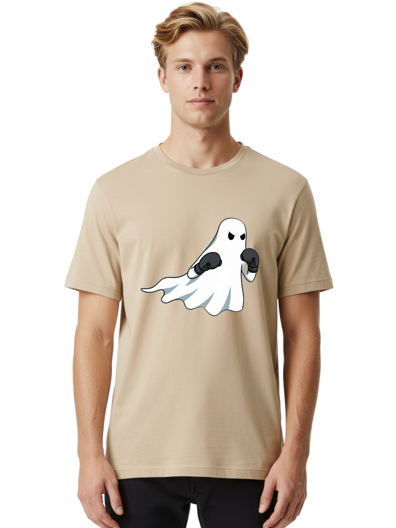 Ghost-Boxer-5 Men'S Graphic Tee, 100% Cotton, Comfortable Casual Summer Wear, Machine Washable, Vintage Camera, Old Camera, Antique Camera, Black Camera, Classic Photography, Photography Equipment, Nostalgic Device, Film Camera, Camera Art Bam508