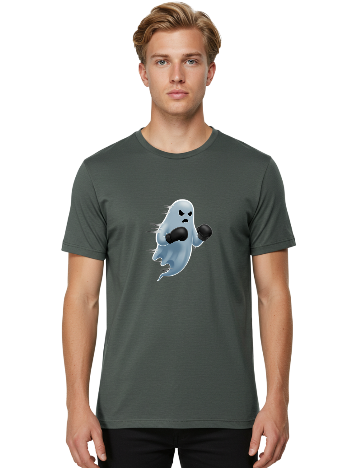 Ghost-Boxer Men'S Graphic Tee, 100% Cotton, Comfortable Casual Summer Wear, Machine Washable, Vintage Camera, Old Camera, Antique Camera, Black Camera, Classic Photography, Photography Equipment, Nostalgic Device, Film Camera, Camera Art Bam509